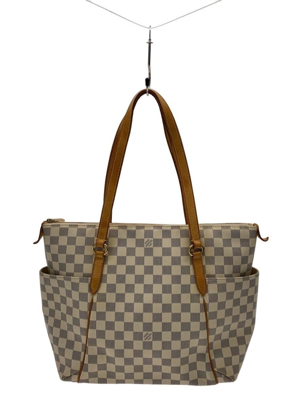 LOUIS VUITTON Totally Damier Azur White Check